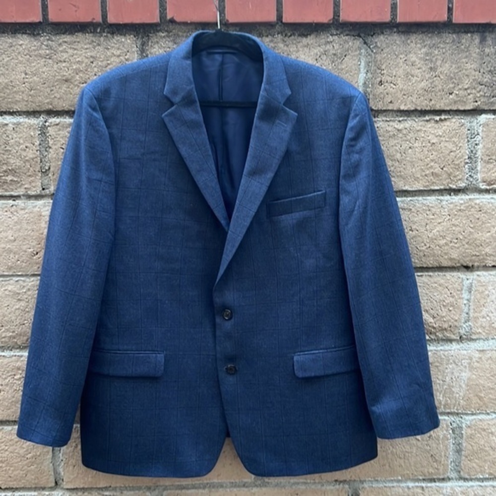 Ralph Lauren 46 R suit jacket Blue 100%‎ wool